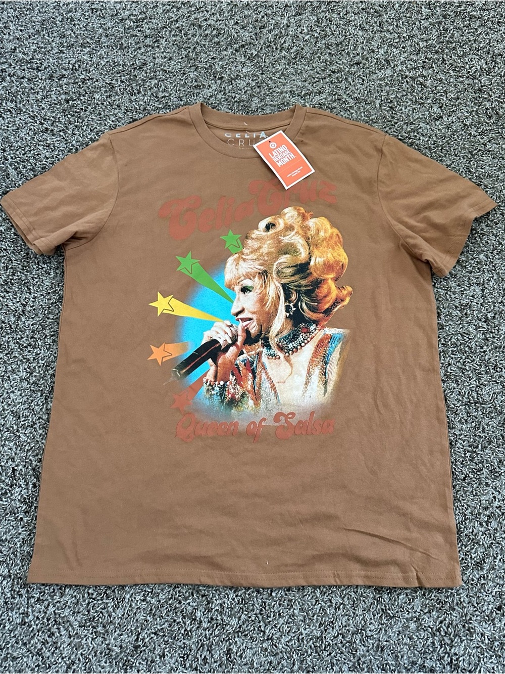 Target Brown Graphic 'Queen of Salsa' Tee